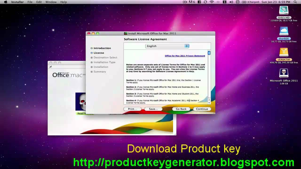 Download Office 2011 Mac License Key